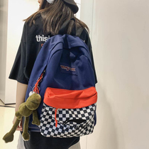 Lining Li Ning mens and womens large capacity canvas backpack casual satchel campus college students school bag National Trend