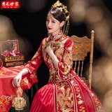 Xiuhefu 2020 new Chinese wedding dress toast dress female ancient costume wedding dress bride Chinese style autumn