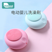 KD newborn baby shampoo brush silicone baby bath artifact childrens mud products to remove head dirt bath bath bath