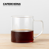 Cafe Kona Coffee Cup transparent drinking coffee cup water cup tea cup glass heat resistant small cup