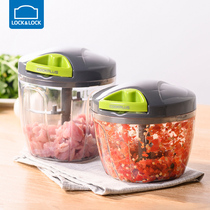 lock lock kitchen multi-function vegetable cutter household manual meat grinder press garlic stir up vegetables and pull garlic paste cooking