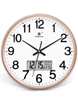 Simple quartz clock Nordic living room mute electronic clock clock fashion personality hanging wall watch home