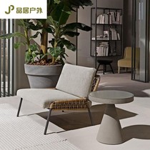 Outdoor table and chairs Woven Furniture Designer Creative Prototype board open-air rattan chair waterproof sofa Garden Villa Table and chairs