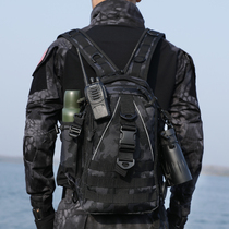 Shield Lang outdoor tactical backpack camouflage backpack backpack mountaineering bag military fans backpack men fishing attack bag 45L