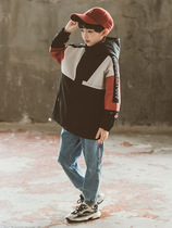 Next Kiss boys windbreaker 2021 Spring and Autumn New Korean children Foreign style children long casual coat