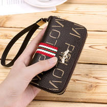 Paul New Men And Women Style Key Bag Genuine Leather Multifunction Key Button Woman Zero Money Bag Large Capacity Car Lock Spoon Bag