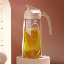 Oil Jug Oil Bottle Home Kitchen Glass Automatic Opening And Closing Oil Leakage Proof Sauce Vinegar Seasoning Bottle Large Capacity Oil Tank Bottle