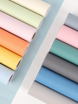 10m Morandi solid color self-adhesive wallpaper dormitory bedroom bedroom renovation sticker background decoration waterproof moisture-proof wallpaper