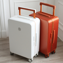 Travel diplomat PC aluminum frame suitcase business men and women silent universal wheel boarding 22 trolley box 20 inch 30