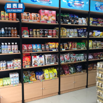 Convenience store supermarket steel wood shelf shelf Snack snack food store display rack display cabinet display cabinet wholesale