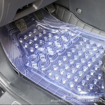 Thickened silicone foot pad car foot pad can be cut plastic transparent soft foot pad waterproof non-slip four seasons universal foot pad