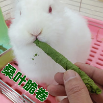 Dried mulberry leaf roll dry leaf crisp roll pet rabbit ChinChin guinea pig nutrition food snack Rabbit Hay