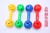 Kindergarten morning exercise equipment thickened plastic sound hollow dumbbells children outdoor fitness toys gymnastics dance