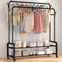 Drying rack Floor bedroom household clothes rack drying rack clothes clothes drying Rod indoor folding clothes storage rack hanging hangers