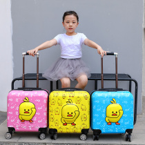 Childrens suitcase little girl cartoon suitcase storage bag cute large capacity Korean student Boy small light
