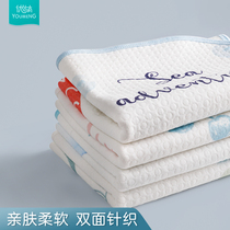 Double-sided cotton autumn and winter large baby childrens diaper waterproof washable baby sheets kindergarten small bed mat