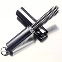 (Day special) 304 stainless steel chopsticks folding chopsticks portable tableware set travel personality creative