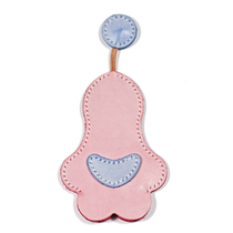 Car key bag universal genuine leather female Korea handmade cute pull-in-car creative car key bag cover small