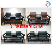 Table billiard chair special table and chairs lounge solid wood billiard room billiard room Double table ball view ball chair spot new leather