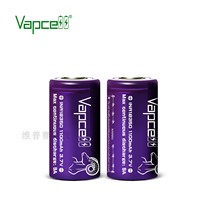 Vapcell 18350 1100 mA discharge 9A lithium battery plus vapcell U2 Q2 charger