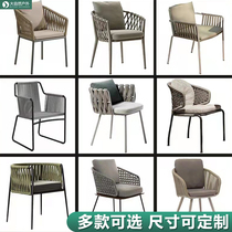 Nordic Outdoor Rattan Rattan Chairs Table And Chairs Dining Table And Chairs Terrace Tea Table Three Sets Patio Outdoor Balcony Combined Hotel