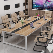 Educational institution Training desk wooden computer desk 1 8 m Conference table Office 2 m long table light extravaganza