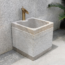 Marble mop pool courtyard Art stone pier pool outdoor sink balcony toilet washbasin home