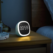 Tmall elf smart small alarm clock for students with mute childrens special multi-function cartoon bedside night light alarm