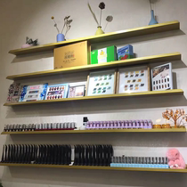 Nail Polish glue storage display stand cosmetics wall gold shelf nail shop wall decoration plate