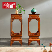 Like the Fu Mauwood Flower Frame Solid Wood Bowl Flower Frame of several angles of Pearwood Flower frame Chinese Antique Hedgehopper