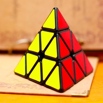 Qiyi Pyramid Rubiks Cube 3 order triangle beginner set full set of special-shaped intellectual Primary School toys