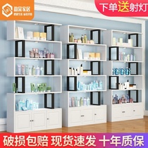 Cosmetic display rack shelf shelf merchandise display cabinet partition barbershop multi-layer beauty product display cabinet