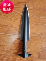 Steel horse manganese steel quenched wild boar spear red tassel gun overlord gun martial spear spear harpoon gun to send leather case