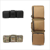 Military fans crossbody double shoulder backpack outdoor hunting CS gun bag tactical bag fishing double shoulder gun bag