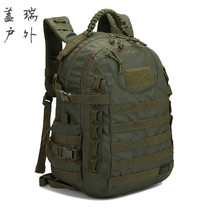 Fashionable large capacity environmental protection canvas bag casual bag waterproof outdoor military fan tactical backpack laser tactical backpack
