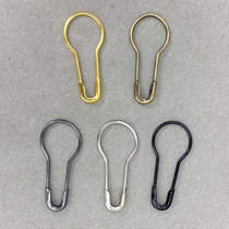 Silver universal gourd needle wedding dress gold pin bright black bronze paper clip clothing tag metal buckle pin