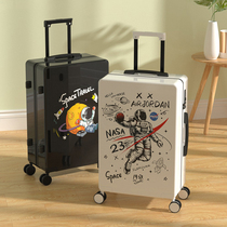 NASA astronaut new suitcase ins net red 24-inch student trolley box men and Women ultra-light suitcase 20 tide