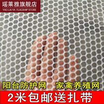 Plastic Grid Home Balcony Fencing Protection Safe Decorative Mesh Flower Shelf Base Plate Mesh Beekeeping Hummingnet Thickening