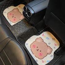 Car wire ring floor mat Carpet type car universal anti-dirt easy to clean Can be cut car mat Bicycle floor mat