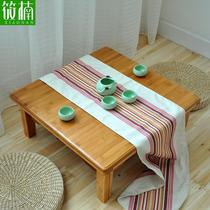 Nanzhu Kang Table Solid Wood Square Table Square Bed Learning Table Tatami Table Small Tea Table Floating Window Low Table