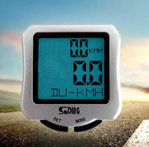 Shundong bicycle mountain bike code meter speedometer odometer Chinese Wired Wireless luminous waterproof riding equipment
