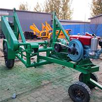 Thickened cable trailer multi-function take-off car steel wire support hydraulic hand discharge cable car