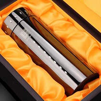 Lao Fengxiang Yun S999 sterling silver inner tank thermos cup health Cup Tea Mens female car high-grade gifts