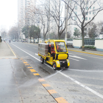  Construction site road engineering vehicle cleaning machine high pressure water gun Construction road sprinkler with water tank mobile flushing vehicle
