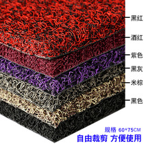Can cut silk loop car foot pad universal three-piece set easy to clean single single main driving self-cutting carpet