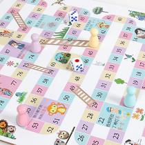 Kindergarten childrens game Flying chess adventure puzzle toy checkers big adventure roll dice table game