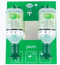 Danish PLUM 4694 washing eye fluid (double hanging plate 2 bottles 4604) Industrial emergency check eye wash