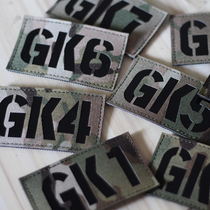 Seal GK call sign chapter 1-10 morale chapter hook and loop MC AOR1 color 500D material