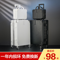 Luggage men and women small and lightweight 20-inch boarding travel trolley case 24 new password suitcase strong and durable