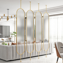 Nordic tempered Changhong glass screen simple modern living room entrance door porch bedroom rotatable light luxury partition